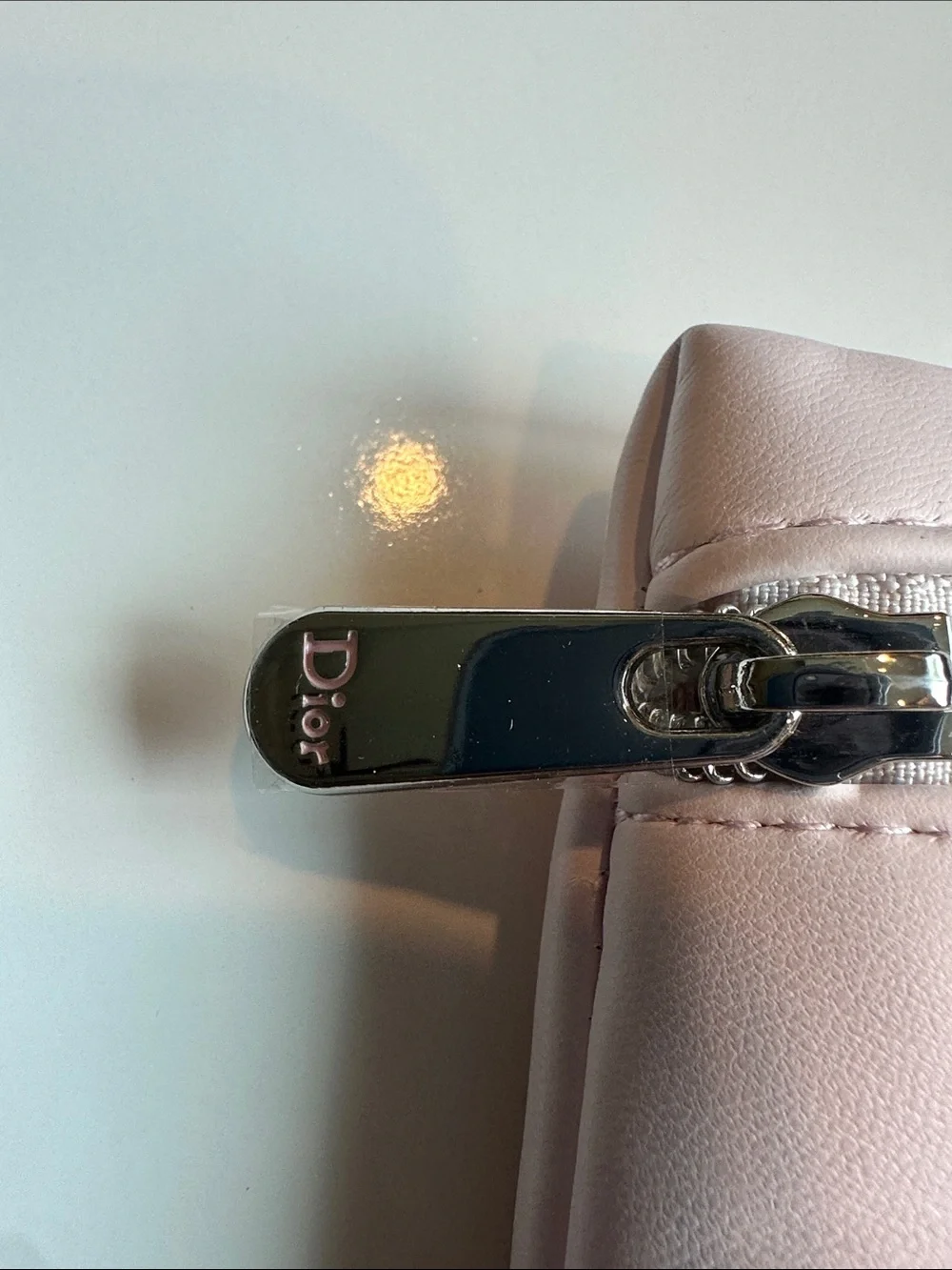 Dior Pale Pink Embossed DIOR Pouch